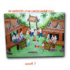 ภาพวาดเฟรมผ้าใบ ภาพประเพณี 60 ซ.ม * 90 ซ.ม.