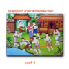 ภาพวาดเฟรมผ้าใบ ภาพประเพณี 60 ซ.ม * 90 ซ.ม.