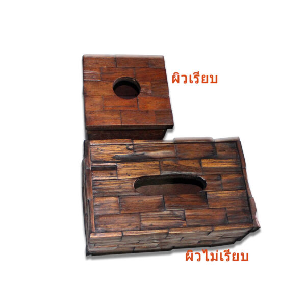 กล่องทิชชู ลายอิฐ สี่เหลี่ยมผืนผ้า แพค12ชิ้น - Image 4