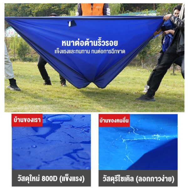 เต้นท์ขายของ เต็นท์พับได้ เต็นท์พับได้ 2x2 3x3 2x3 3x6 เต๊นท์สนาม เต็นท์จอดรถ 1600Dผ้าหนา - Image 9