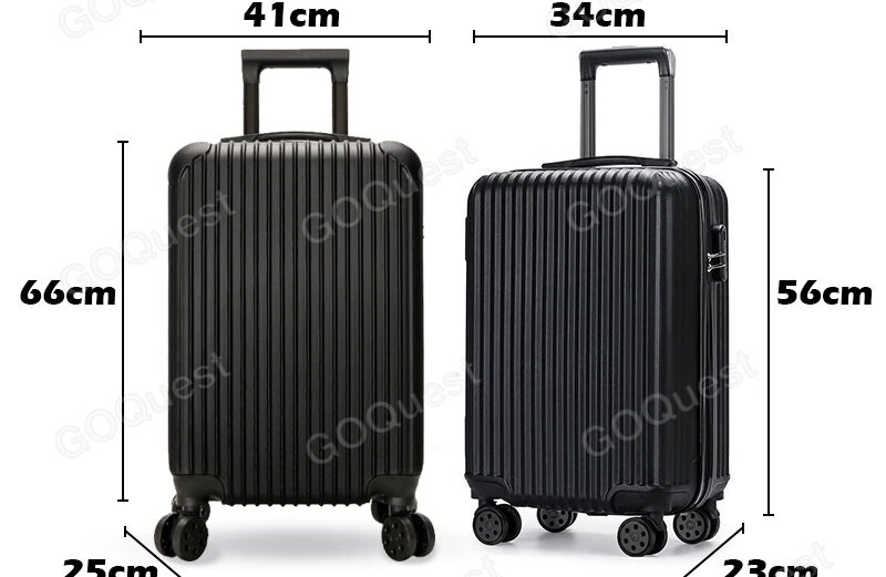กระเป๋าลาก 20 นิ้ว กระเป๋าเดินทาง suitcase 24 นิ้ว วัสดุABS+PC แข็งแรง ล้อหมุน360องศา